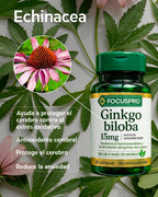 FocusPro - Apoyo para Memoria, Enfoque y Bienestar Mental - 30 Cápsulas 💊