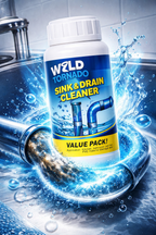 3 Frascos de Wild Tornado - Fórmula potente que elimina atascos, bacterias y malos olores al instante. 🫧