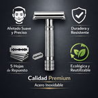 Maquina De Afeitar Premium Clásica 🧔+ Repuestos Dorco GRATIS