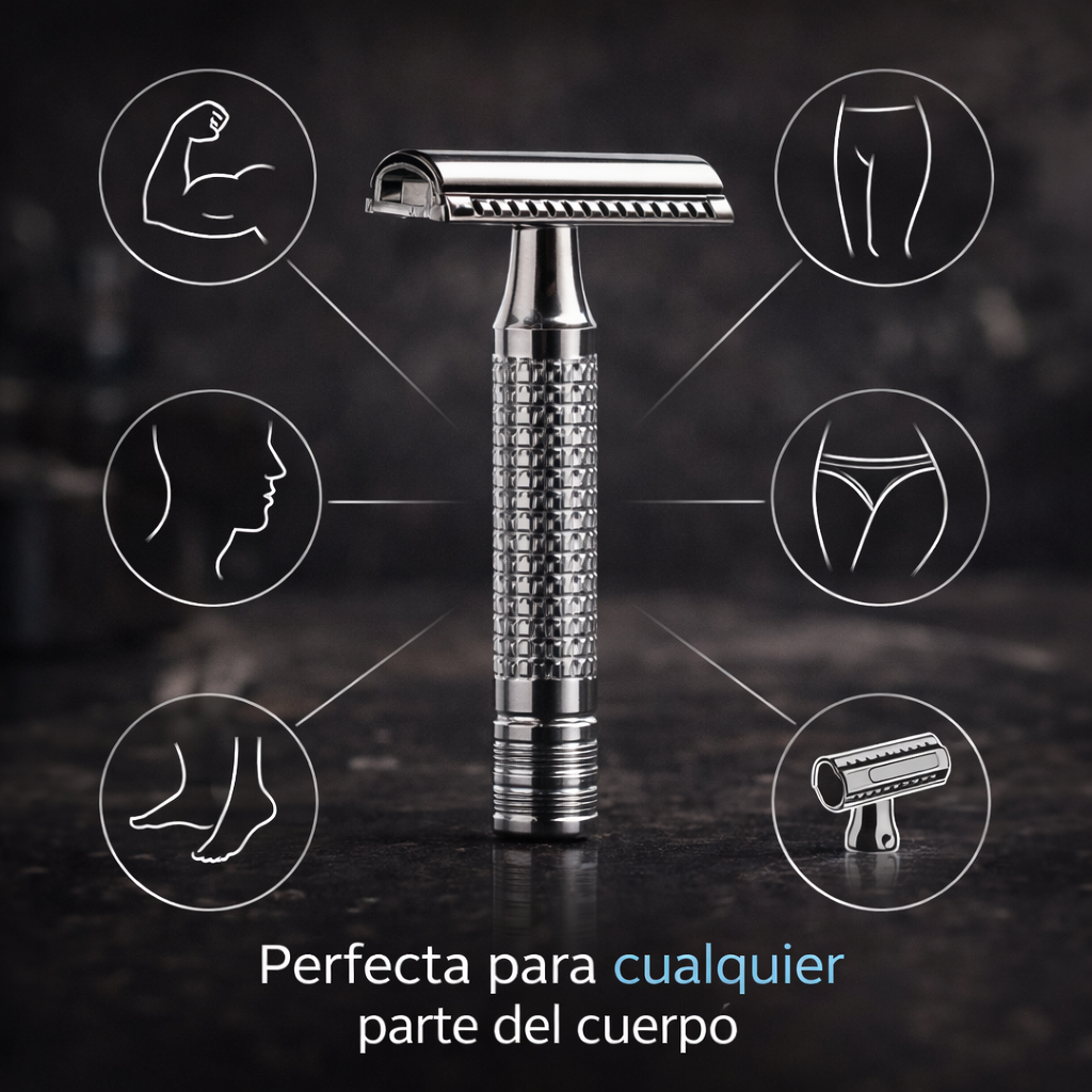 Maquina De Afeitar Premium Clásica 🧔+ Repuestos Dorco GRATIS