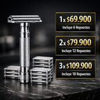 Maquina De Afeitar Premium Clásica 🧔+ Repuestos Dorco GRATIS