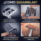 Maquina De Afeitar Premium Clásica 🧔+ Repuestos Dorco GRATIS